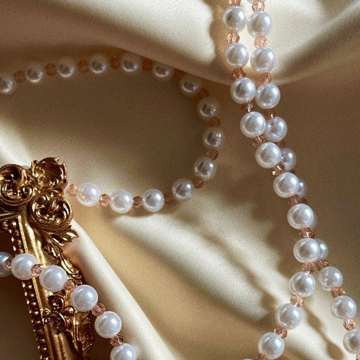 "Clutch My Pearls" Crystal Waistbeads (Set of 3)